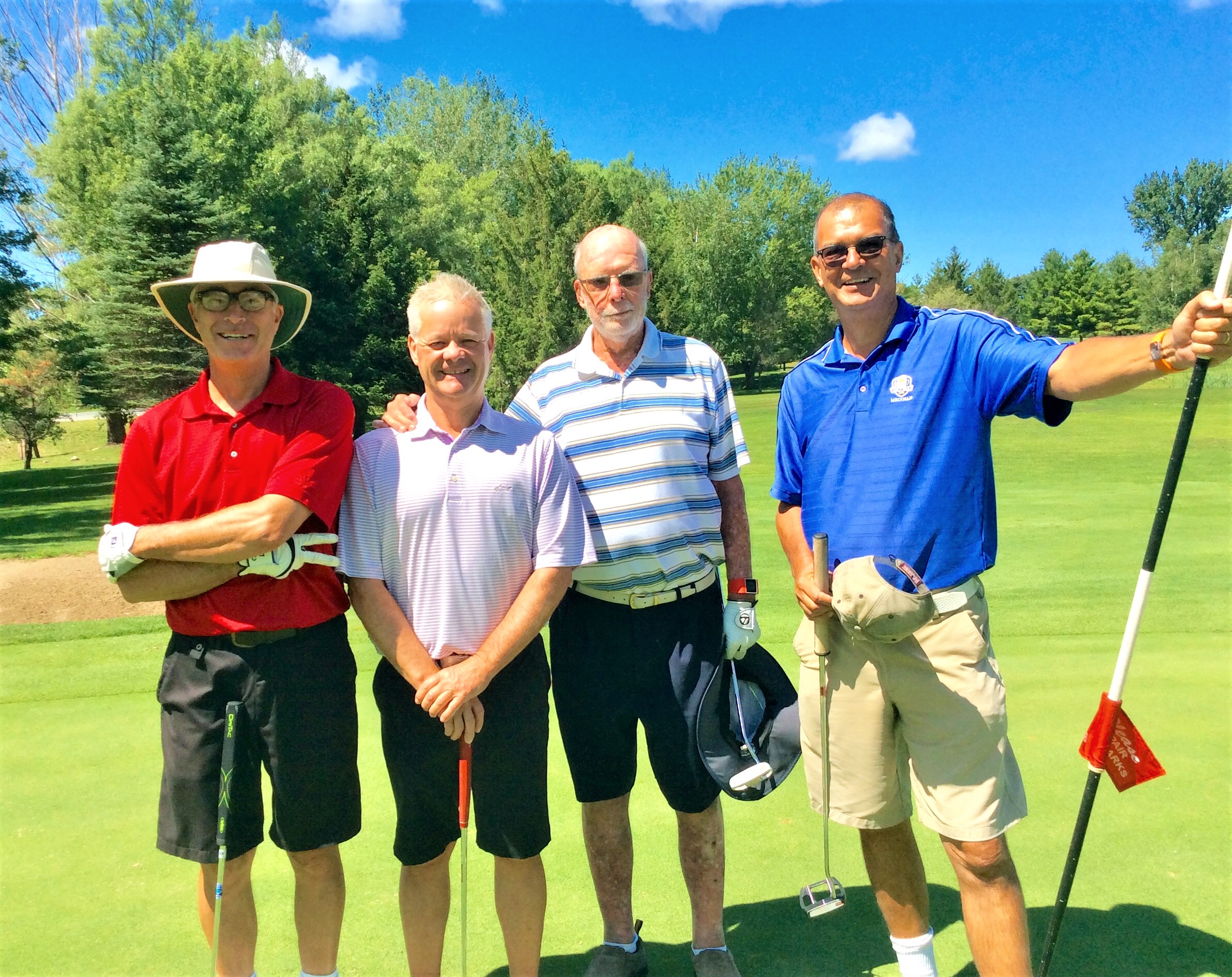 Some of our board members golfing