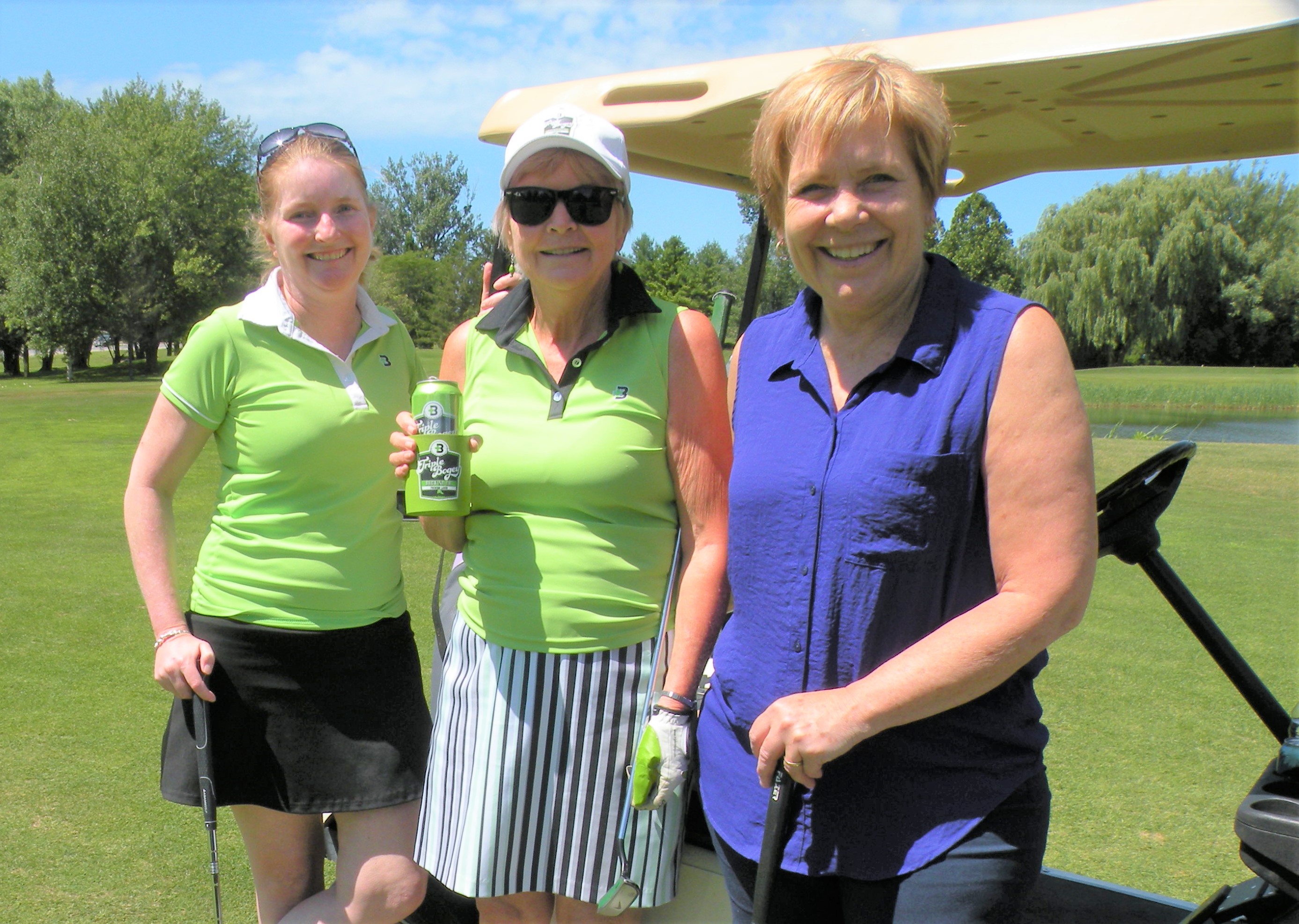 Some happy golfers